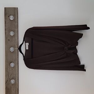 NWOT Chico's Brown Travelers Jacket SZ 3/L/XL